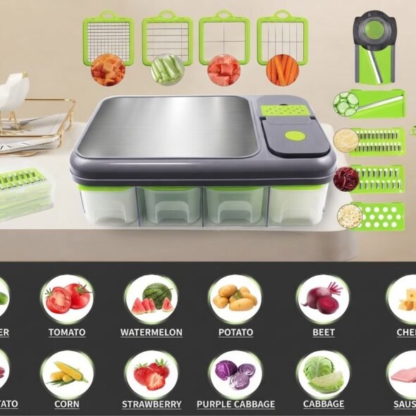 Vegetable Chopper & Slicer Set