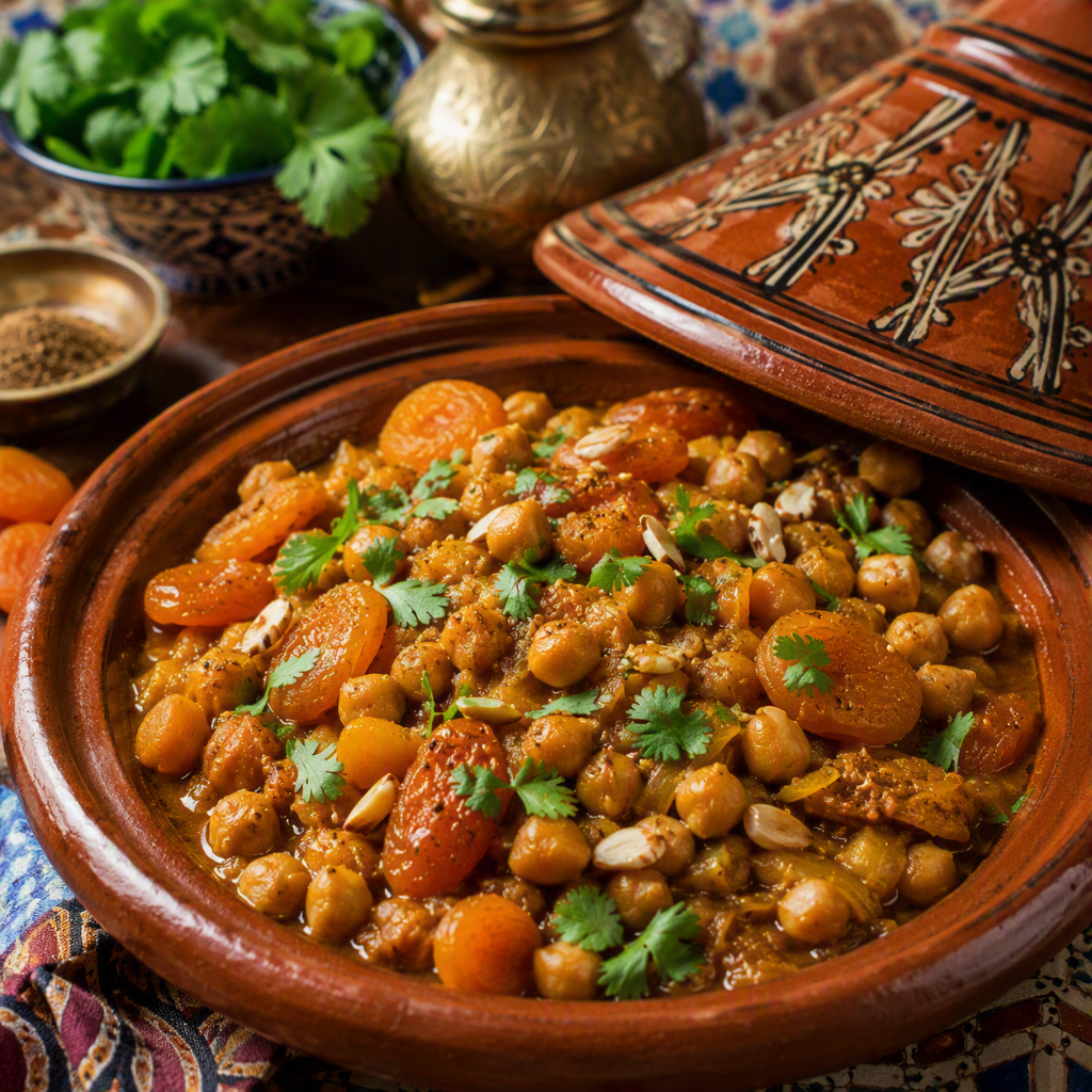 Moroccan chickpea tagine