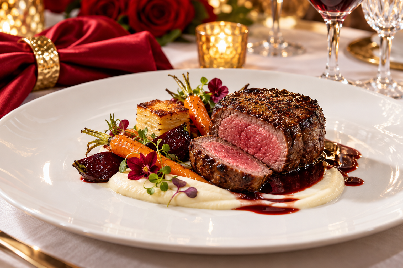 Editorial culinary presentation